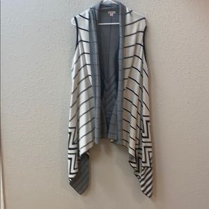 Merona white with black cover up